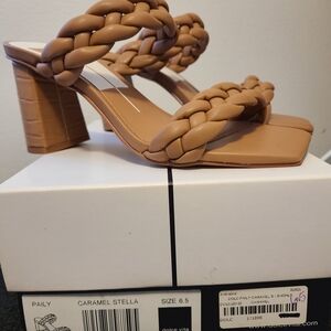 Dolce Vita Women's Tan Braided Heels